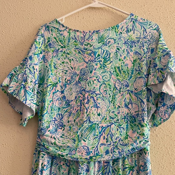 NWT Lilly Pulitzer Women’s Medium Juliet Ruffle Midi Dress - Picture 7 of 15